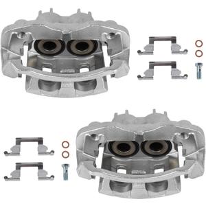 Autoround Rear Brake Calipers With Bracket 18B4752 18B4753 Compatible for Ford Excursion F-250/ F-350 Super Duty 2000 2001 2002 2003 2004 2005, Left+Right 2pcs