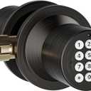 Keyless Entry Lock with Code, Digital Door Knob with Keypad for Bedroom Front Door Garage Home Apartment, Oil Rubbed Bronze