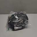 MyCableMart 25ft Cat6 Angled-UP Ethernet RJ45 Patch Cable, Non-BOOTED, Black