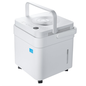 Midea Cube 35 Pint Dehumidifier for Basement and Rooms at Home for up to 3,500 Sq. Ft., Smart Control, Compatible with Alexa (White), Drain Hose Included