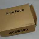 Ergonomic Knee-contouring Wedge Pillow for Back Sleeping, Memory Foam Bolster Pillow for Muscle Relaxation, Sleep Improvement, Knee Support, Leg Elevation， Skin-friendly Air-Layer Fiber(Dark Grey)