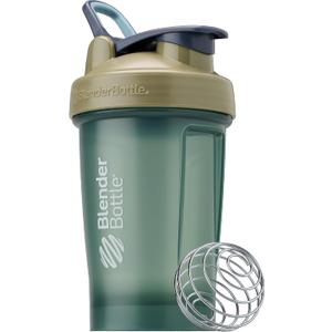BlenderBottle Classic V2 Shaker Bottle Perfect for Protein Shakes and Pre Workout, 20oz, Full Color Tan