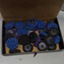 33 Pcs Diamond Sanding Discs Set, 2" Quick Change Easy Strip Wheels for Drill Die Grinder Accessories, Paint Remover Tool for Rust, Oxidation, Paint Removal with 1/4" Roll Lock Holder, Mix Color