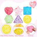 JOYIN 24 Pcs Valentine's Day Sensory Fidget Squeeze Maze Toy with Tags, Water-Filled Sensory Fidget Mazes in 6 Shapes, Calming Toys for Kids Classroom Activity Prize Goodie Bag Stuffers Party Favor