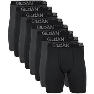 Gildan Men's Underwear Cotton Stretch Boxer Briefs, Multipack XL