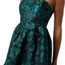 Lulus Womens Ayla Jacquard Mini Dress, Small