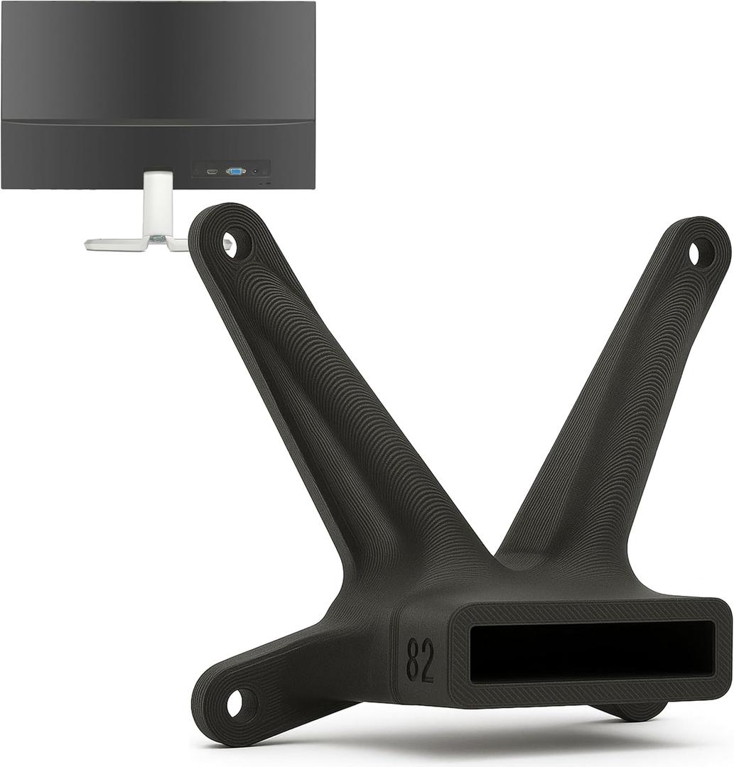 3IDEE VESA Mount Adapter Compatible with HP Monitors (22f, 22es, 22ea, 24f, 24es, 24er, 24ea, 27f, 27es, 27er, 27ea, U27 etc.)  75x75mm HP Monitor Mount Adapter - Black