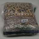 Brown Leopard Print Area Rug Luxury Animal Cheetah Print Throw Rugs Soft Comfy Washable Floor Mats for Kitchen Hallway Bedroom,3'x5'