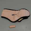 Plush Sleep Mask - Adjustable Headband, 2 in 1 Eye & Ear Mask for Men & Women, Soft Eye Cover for Side Sleepers (Pink)