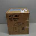 Aeitto Ice Makers Countertop, 9 Ice Cubes Release in 6 Mins, 26Lbs/24H, 2 Sizes of Bullet Ice Machine,Self-Cleaning Portable Ice Maker with Ice Scoop and Basket for Home Kitchen Office RV Bar, Black