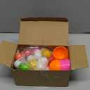 Easter Basket Stuffers Novelty Pen Transform Filled Easter Eggs with Toys Inside, 12 Pack Easter Party Favors Kids Toddlers Surprise Egg Fillers 12 Eggs 12 Pen Total 24 Classroom Exchange Gift Hunt