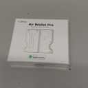 Slim Wallet for Men, Air Wallet Build in Airtag Chip, Smart Wallet Compatible with Apple Find My iOS Only, Minimalist Front Pocket Wallet RFID-Blocking Card Holder with Money Clip (Black)