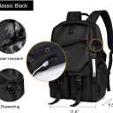 2 x GSAD Boys Backpack for School Kids Backpack Aesthetic Back Pack for Middle School Book Bag Students Boy Bookbags（Black）