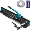 Mophorn 40 Inch Tile Cutter Single Rail Double Brackets Manual Tile Cutter 3/5 in Cap w/Precise Laser Manual Tile Cutter Tools for Precision Cutting (40 Inch)
