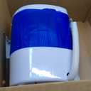 Portable Mini Counter Top Washing Machine 5.5lbs Spin Basket Laundry Grey/Blue
