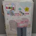 Kiddie Play Baby Doll Crib Wooden Rocking Cradle Bed for 18” Doll, Small, Measures: 19" L x 12" W x 13" H