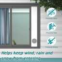 Daisypower Portable Air Conditioner Window Kit With Foam Insulation,Heat And Noise Insulated,Adjustable Seal Panels for AC Hose,Fits Single Double Hung Window,Sliding Window (5.9 IN)
