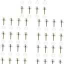 8sets Birdcage Stand Screws and Nuts Fixing Accessories for Bird Perches Lightweight and Easy to Install for Parrots and Chinchillas (5x3cmx5pcs, Silverx5pcs)