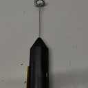 Bonsenkitchen Powerful Milk Frother for Coffee, Fast Handheld Drink Mixer with Stainless Steel Whisk, Battery Operated Hand Frother Stirrer Wand-Black