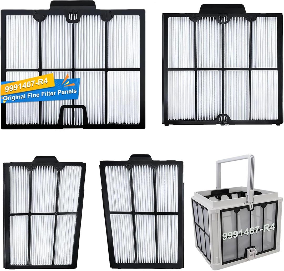 Replace Part#9991467-R4 Ultra-Fine Filter Panels Compatible with Dolphin Robotic Pool Cleaners,Pleated Cartridge Filter Replacement for Dolphin S200,Proteus DX4,Active 20,Active 30,S300i,M600