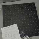 Matte Black Chrome Ultrathin Rainfall Shower Head Bathroom Accessories Stainless Steel Shower Heads