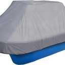 Leader Accessories Molded Pond Boat Cover Fits 8'-10'L Pond or Bass Boats
UV Resistant Boat Cover, Elastic Hem, Storage Bag Included, Grey