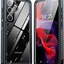 ANTSHARE for Samsung Galaxy S24 Plus Case Waterproof, Built-in Lens & Screen Protector 360° Full Body Heavy Duty Protective Shockproof IP68 Underwater Case for Galaxy S24 Plus (2024) 5G-Black