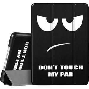 Fintie Case for iPad 9th Generation (2021) / 8th Generation (2020) / 7th Gen (2019) 10.2 Inch - Lightweight Slim Shell Standing Hard Back Cover with Auto Sleep/Wake Feature, Dont Touch