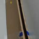 Frameless Shower Door Bottom Seal Shower Sweep with Drip Rail for 3/16 Inch Glass,36 Inch Long, Vinyl, Clear