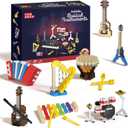 FUN LITTLE TOYS Mini Building Blocks for Goodie Bag Stuffers, Kids Building Toys, prizes for Kids Classroom Toy Building Sets, Party Favors 12 Boxes Christmas Stocking Stuffers