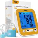 Veterinary Blood Pressure Monitor for Pet Dog and Cat, Animal Automatic Digital BP Machine with Large LCD Screen Backlight 3 Cuffs 270 Data Memory Silent