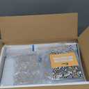 GOSLARLIT Hexagon LED Garage Light, 25 Pack LED Shop Ceiling Lamp, 144W 15950LM 6500K Daylight White, Linkable Plug-in Hexagon Lamp for Workshop Gym Car Care Warehouse 95x66inch