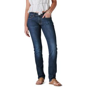 Lucky Brand womens Mid Rise Sweet Straight Jean, Twilight Blue, 27W x 29L US