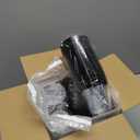 WELLIFE 120 PCS Black Plastic Cups,Disposable Cocktail Glasses,Plastic Wine Glasses Disposable,9 oz Clear Cups for Party and New Year