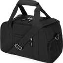 SeaRock 14 inch Small Gym Bag for Men & Women, Mini Duffle Bag for Travel Sports, Lightweight Carry On Duffel Bag, Black