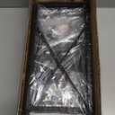 Giikin Kitchen Countertop Organizer, 2 Tier Coffee Bar Organizer, Black Spice Rack for Counter, Kitchen Counter Shelves, Particleboard, Large Size (15.8" L x 7.9" W x 15.8" H), Black