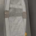 Wnutrees 30" Farmhouse Wood Bench, Rustic Solid Wood Entryway Bench Seat with Double X-Structure for Dining Room, Living Room, Hallway, Structural Stability, White