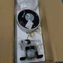 48 Inch Smart Ceiling Fans with Lights Remote Control,Dimmable LED Light,Outdoor Indoor Modern Ceiling Fan,Quiet DC Motor,WIFI Alexa App Workable,Matte White for Bedroom Living Room Patio