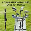 4 x Golf Grip Trainer, Grip Trainer Golf for Boosting Grip Strength, Precision & Swing, Training Aid to Train Correct Hand Position & Achieve Outstanding Performance (Grey)