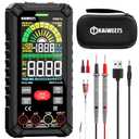 KAIWEETS Digital Multimeter 10000 Counts TRMS Auto Ranging, Rechargeable Smart Multimeter, Color LCD Screen Volt Meter, Measures Voltage, Current, Resistance, Continuity, Capacitance, Frequency