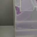 ArtBin Super Satchel Double Deep Compartment Box with Purple Accents in a 3 Pack - Art Storage with 8 Removable Compartments, Smart Closure for Craft Supplies (Purple - Pack of 3)