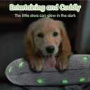 Dog Pillows for Large Dogs, Glow in The Dark Soft Neck Pillow, U-Shaped Pillow for Cat and Dog, Machine Washable Toy & Birthday Gift (Glow Grey, L)