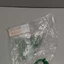 BTArtbox Press On Nails Almond - Short Gold Foil Press On Nails with Glue for Women, Semi-Transparent Soft Gel Glue On Nails in 16 Sizes - 32 Stick On Nails Kit, Gold End