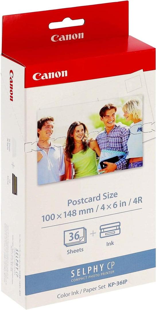 Canon 7737A001 Ink Cartridge and Photo Paper