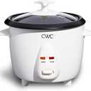 COOK WITH COLOR 6 Cup Rice Cooker 300W - Effortless Cooking and Perfectly, Cooks 3 Cups of Raw Rice for 6 Cups of Cooked Rice, Cream