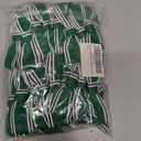 30 Pcs St. Patricks Day Ribbon Bows 4 Inch Green Clover Bow Shamrock Holiday Bows for Gift Wrapping, Cake Pops, Treat Bags (Green White Black)