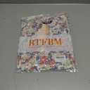 BTFBM Women Spring Dresses 2026 Short Sleeve V Neck Tiered Ruffle Boho Swing Dress A-Line Floral Mini Dresses (XL)