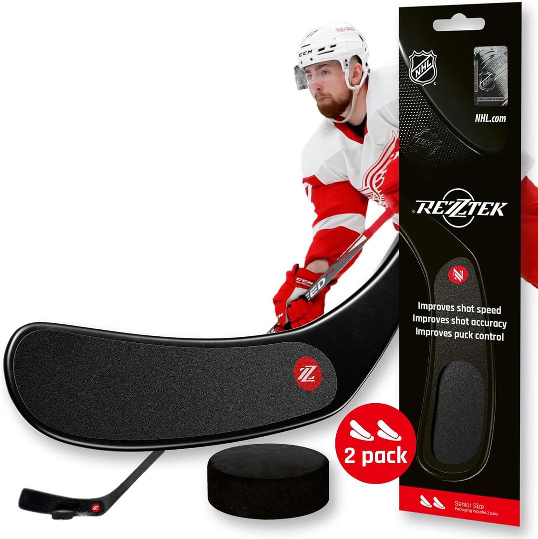 Rezztek Hockey Stick Tape Alternative Hockey Stick Blade Performance Grip for Ice & Street Hockey Stick Blades - Used by NHL Players