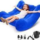 Sensory Rocker Chair for Kids, 42” x 42” x 46” Air Cloud Rocker, Inflatable Sensory Chair for Child with Autistic & ADHD, Indoor/Outdoor Toddler Rocking Chair-Includes Electric Air Pump