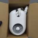 SetSail Toilet Brush and Plunger Set, Semi-HiddenToilet Plungers for Bathroom Heavy Duty Toilet Bowl Brush and Holder Hidden Toilet Plunger and Brush Set for Deeply Cleaning - White